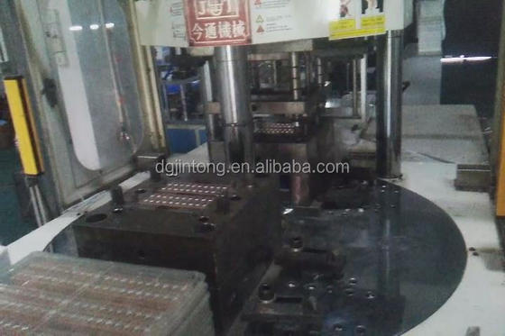 Rotary Table Vertical Injection Molding Machine with 2 Stations 3 Stations and 250g/s Plasticizing Capacity