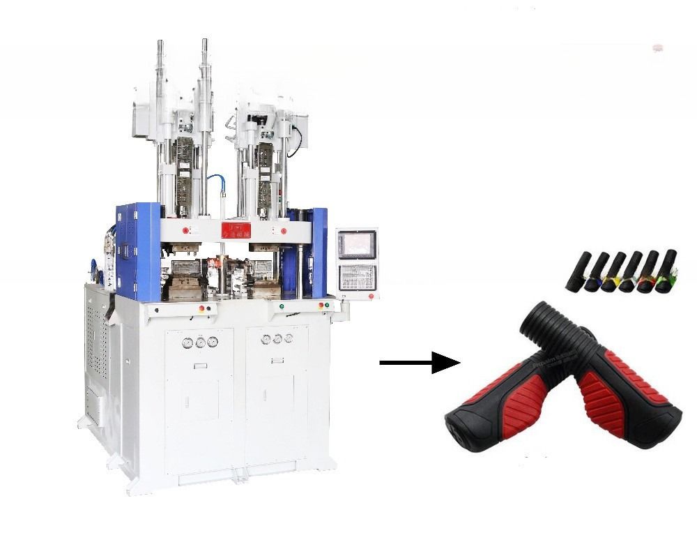 دو رنگ دستگیره روتاری ماشین قالب گیری تزریق عمودی JTT2V3R-1600