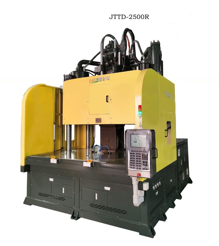 250T کم کار میز عمودی ماشین قالب گیری تزریق با میز چرخشی JTTD-2500R