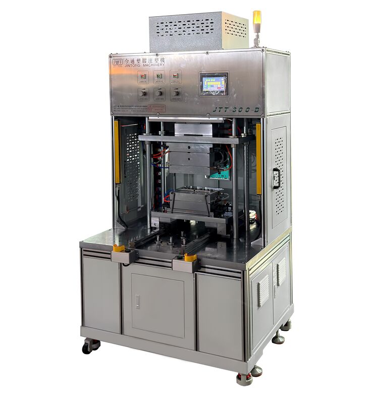 فشار پایین هیدرولیک عمودی Hotmelt چسبنده ماشین تزریق تزریق کنترل شده PLC یک اسلایدر برای قطعات بزرگ